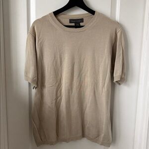 Banana Republic Light Tan Short Sleeve Tee